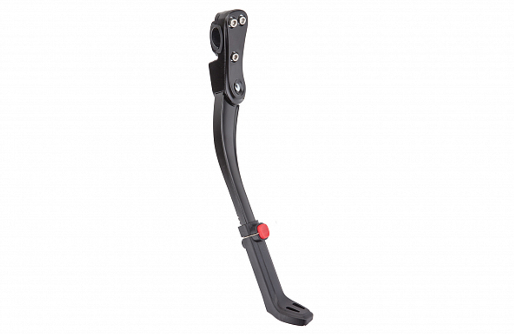 Подножка 20"-28" BLF-F10 задняя, крепление на 1 перо вилки, телескопическая, алюминиевая чёрная