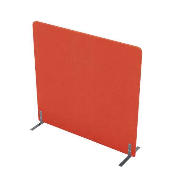 011.МПО.1414 Акустическая мобильная перегородка на стационарных опорах (1400*450*1400)