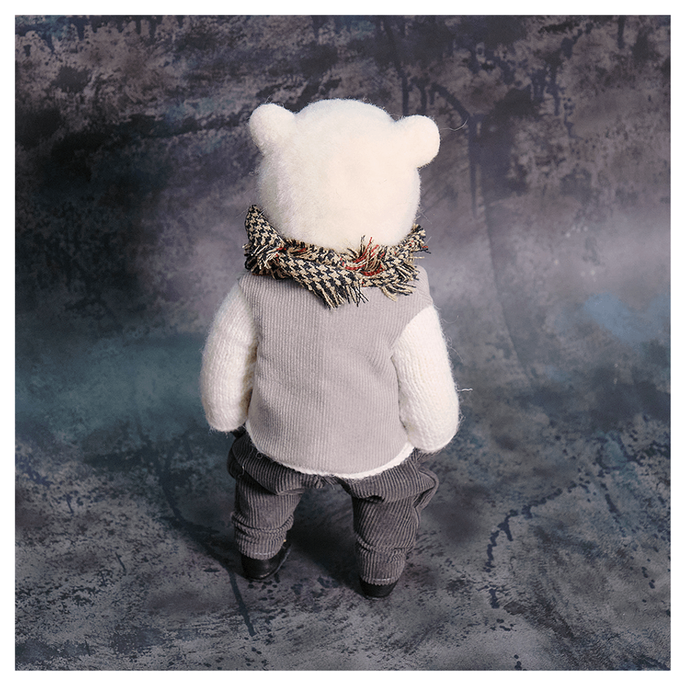 Валяная игрушка «Медведь Михаил»