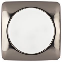 KL71 BK /1 (к) Светильник ЭРА под лампу Gx53 квадр.,220V, 13W,черный металл | Встраиваемые светильники Для ламп GX53