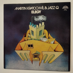 Винтажная виниловая пластинка LP Martin Kratochvil and Jazz Q Elegy (Чехословакия 1981)