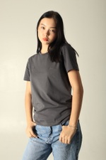 Футболка с коротким рукавом хлопок с эластаном