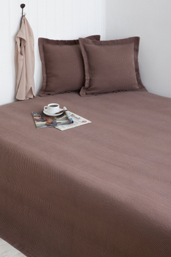 Покрывало 200х220 Luxberry Vortex молочный шоколад Португалия