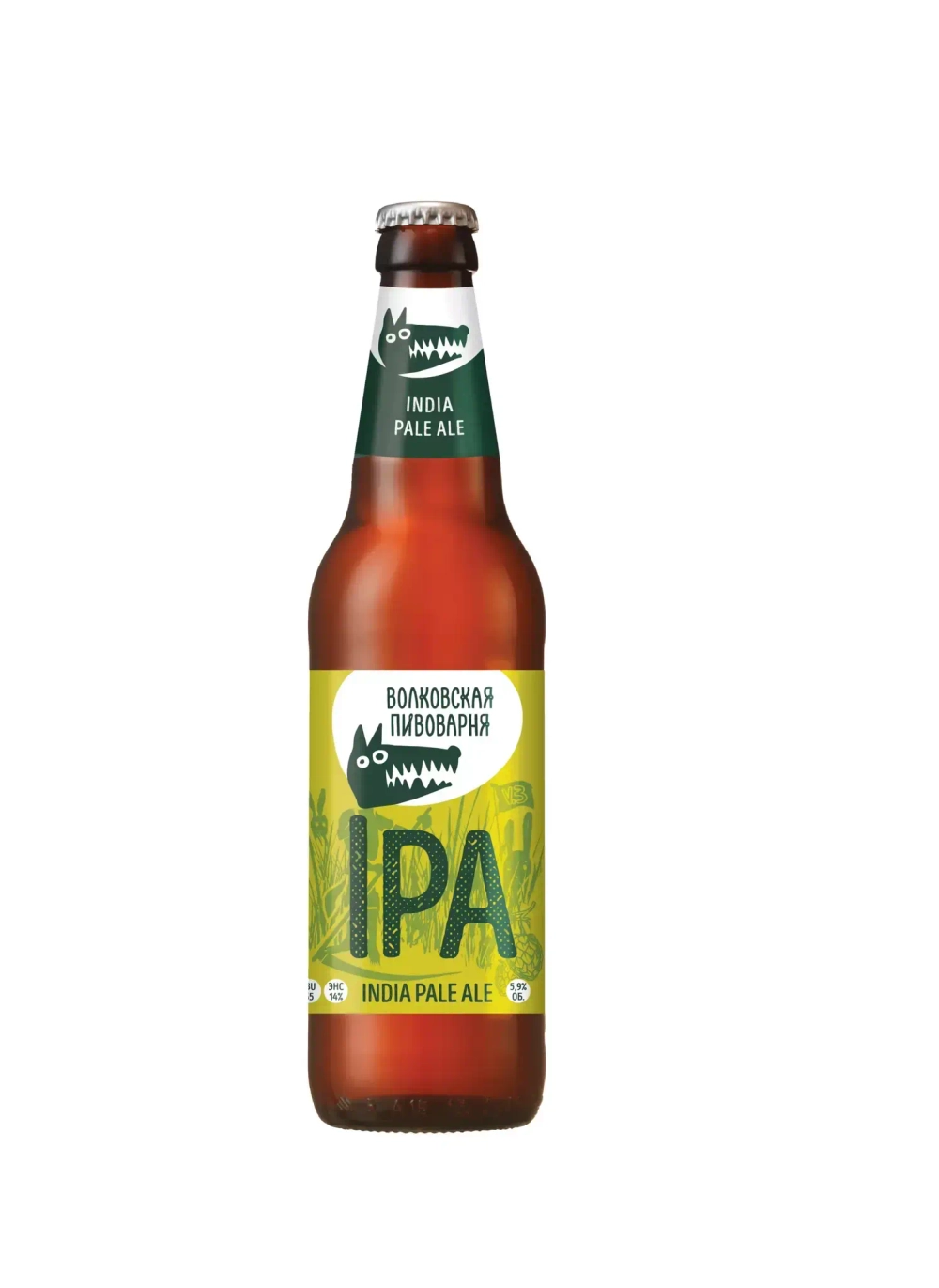 Волковская пивоварня, India Pale Ale (IPA)  450 мл.