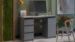 Стол письменный «Денвер» Графит 120 см