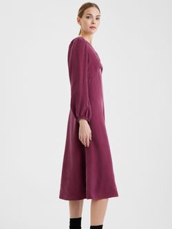 Платье ГРЭЙС бордового цвета