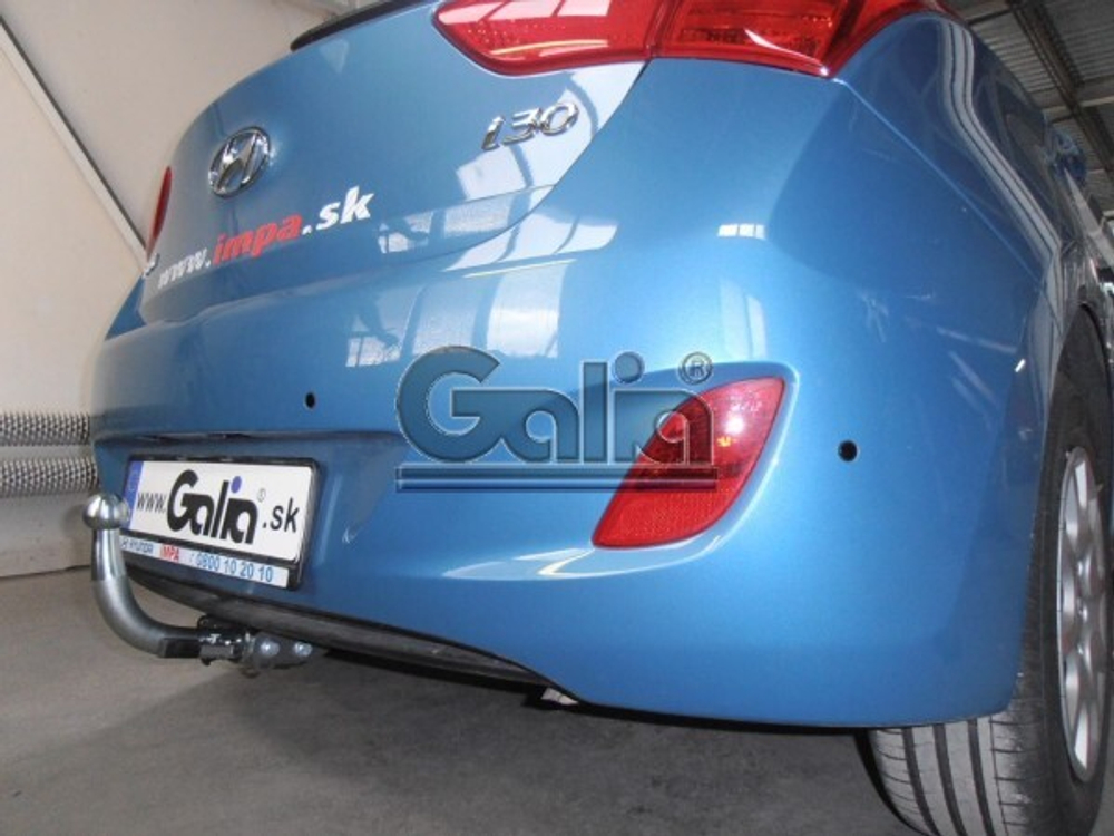 Фаркоп оцинкованный Galia H086A для Hyundai i30 хетчбек 2012-, Kia Ceed хетчбек 2012-(паспорт и сертификат в комплекте)(без электрики)