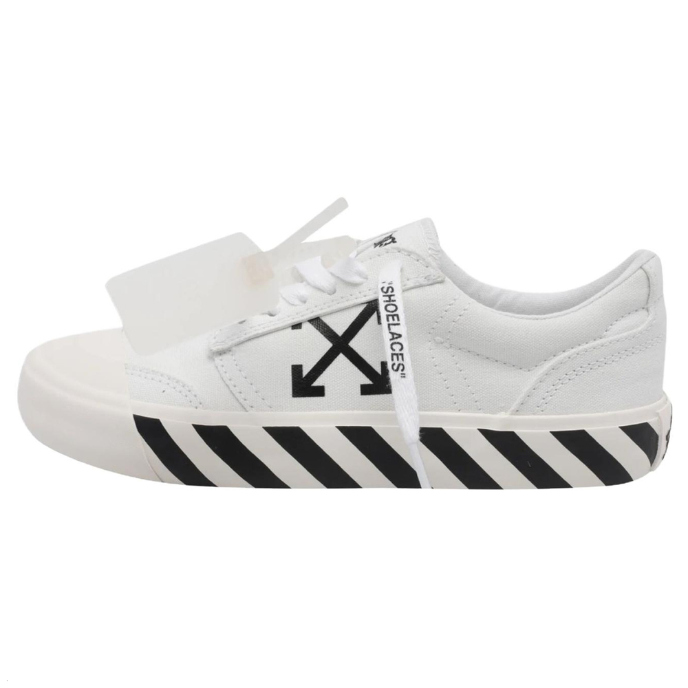 OFF WHITE Low top Canvas Shoes Women"s White