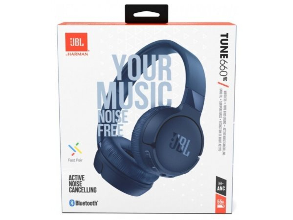 Беспроводные наушники JBL Tune 660NC Blue