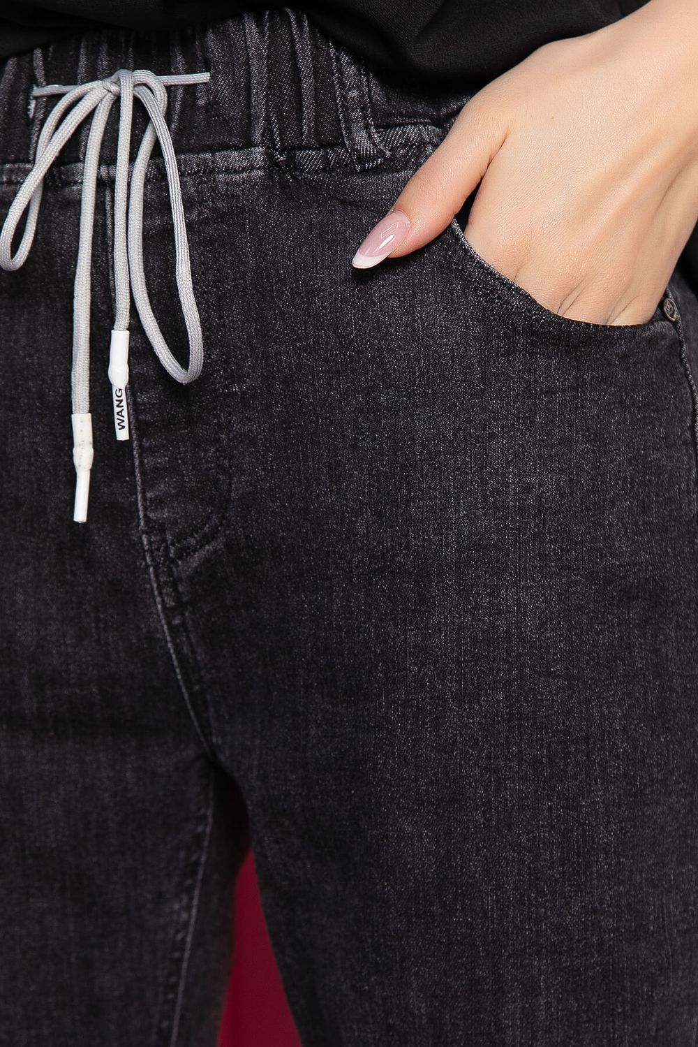 Джинсы "Вечерняя прогулка" (графит) Б8544 LT Collection