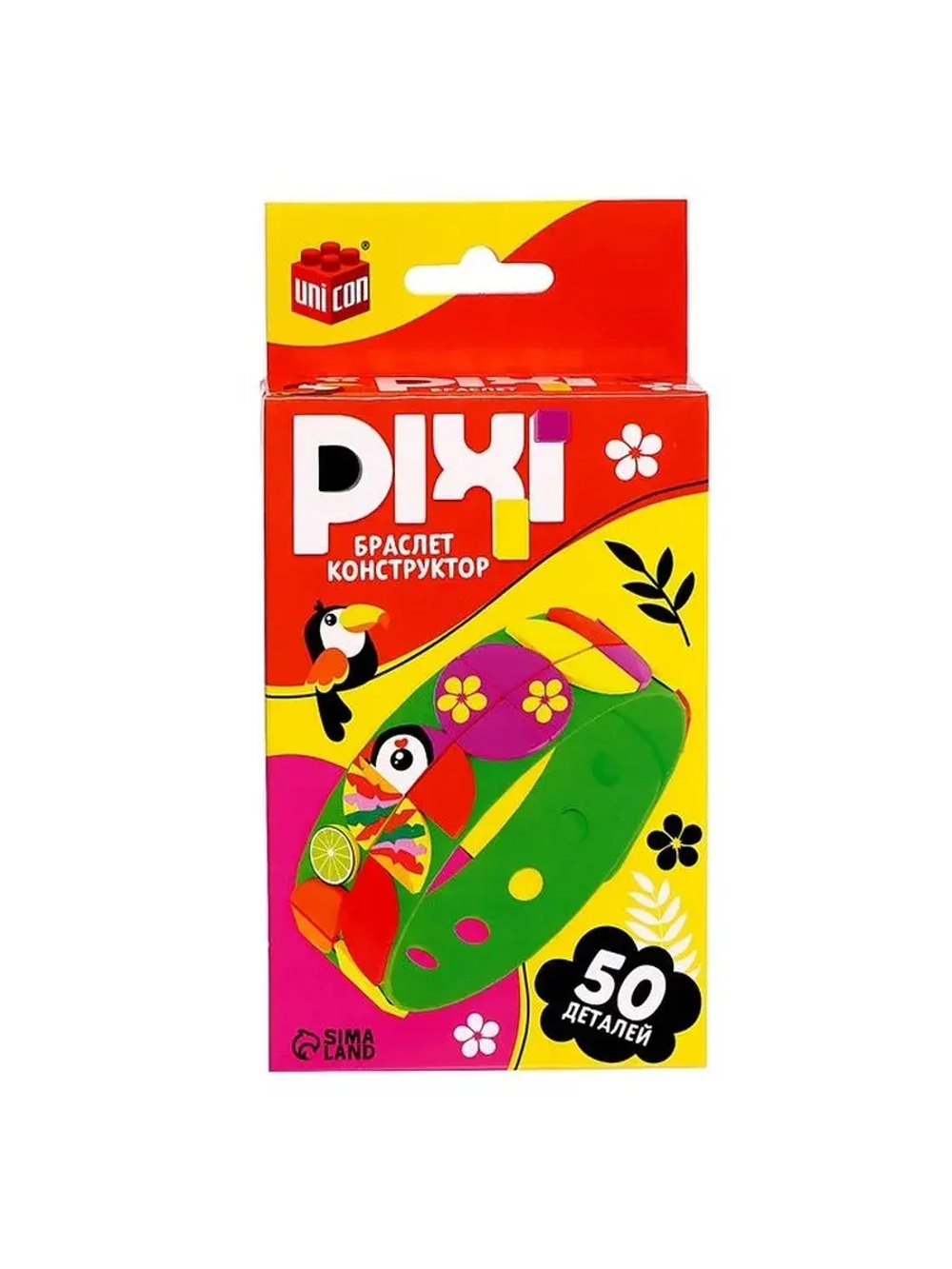 Браслет конструктор «Pixi. Тукан», 50 деталей