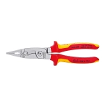 Электромонтажные клещи хромированные 200 мм Knipex 13 86 200 SB