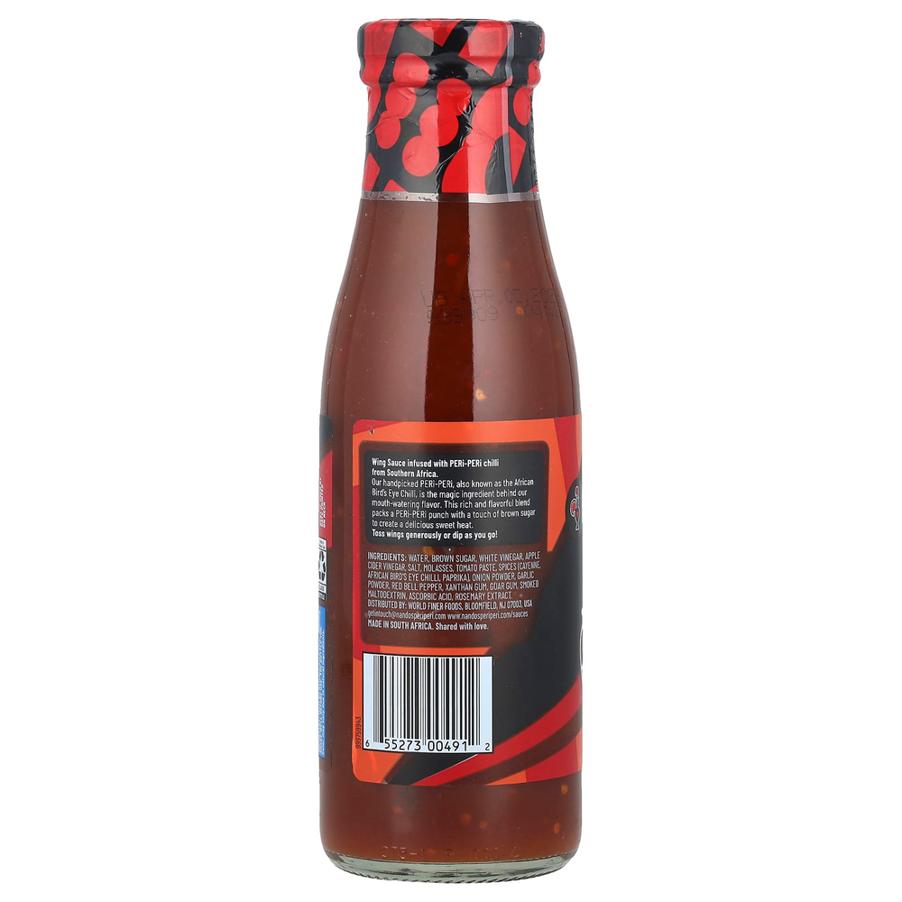 NANDO'S, Соус Peri-Wing, сладкий и копченый, 340 г (12 унций)