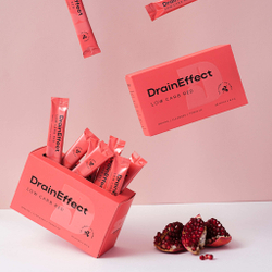 DrainEffect Red Low Carb Дренирующий напиток 20 стиков низкоуглеводный, вкус ягодный