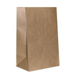 Пакет бумажный 240х300х140 ПЛОСКОЕ ДНО КРАФТ цена за 1