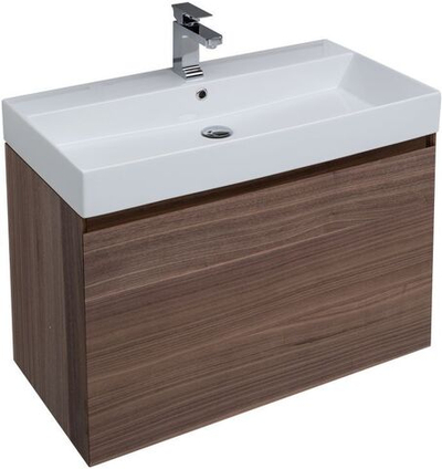 Тумба под раковину Aquanet Нью-Йорк 85 орех