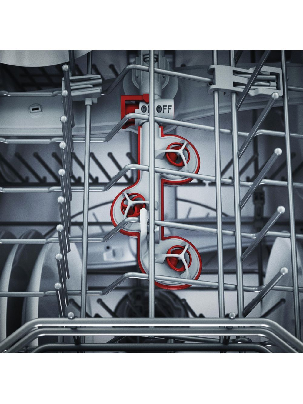 Встраиваемая посудомоечная машина Bosch SMD6ZC804E, полноразмерная, 14 комплектов, 7 программ, белая