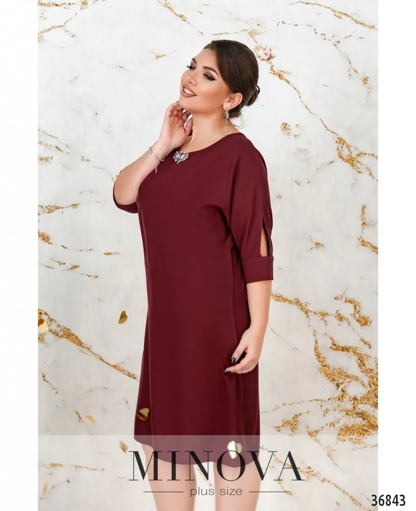 Платье 3132-В-бордо Minova
