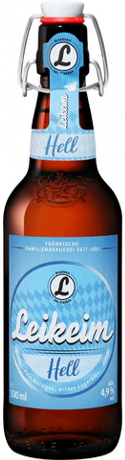 Пиво Лайкайм Хелль / Leikeim Hell 0.5 - стекло