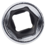 KING TONY (223512M) Головка торцевая глубокая шестигранная 1/4", 12 мм