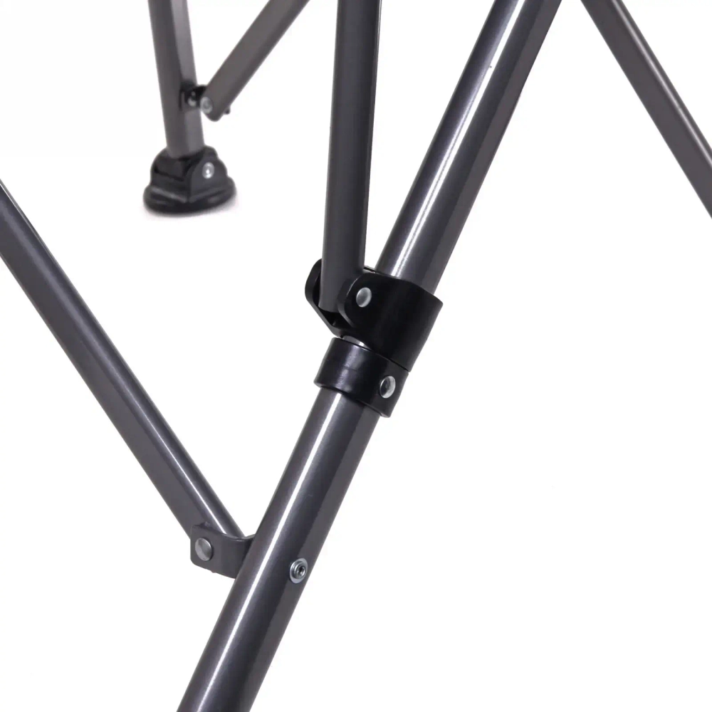 Кресло складное с подлокотниками до 120кг 64*53*90 см синее