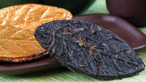 Пуэр Шу Лист Императора (3 года регион Мэнхай) РЧК 500г