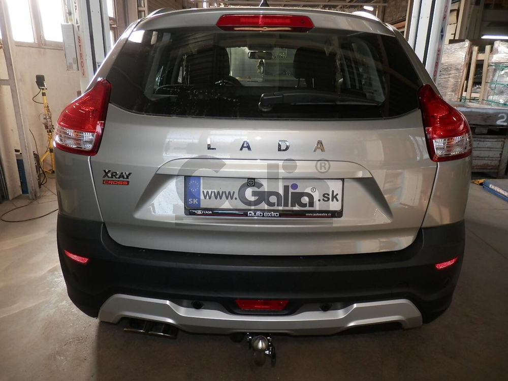 Оцинкованный фаркоп на Lada Xray 2015-2022, Lada Xray Cross 2018-2022 (без электрики), Galia L029C