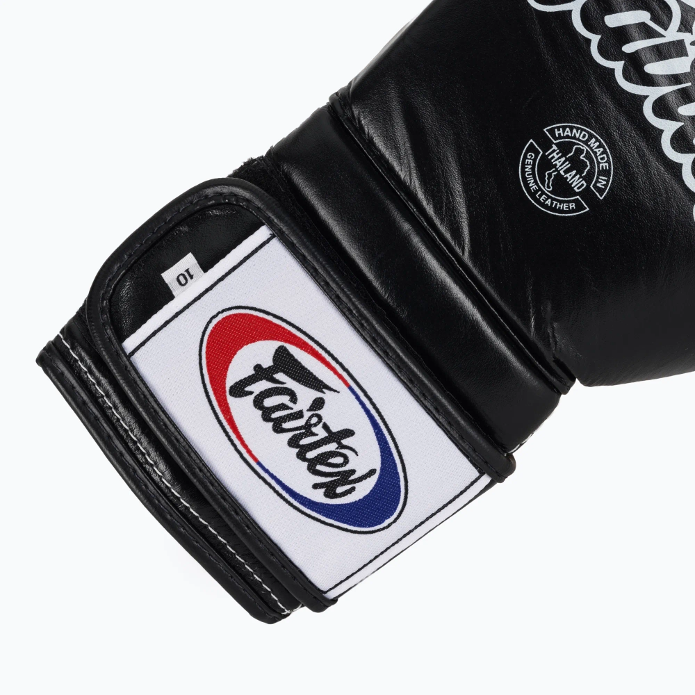 Боксёрские перчатки Fairtex Heavy Hitter's Mexican Style black/yellow