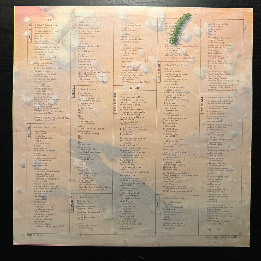 Heart - Dog & Butterfly (Голландия 1978г.)