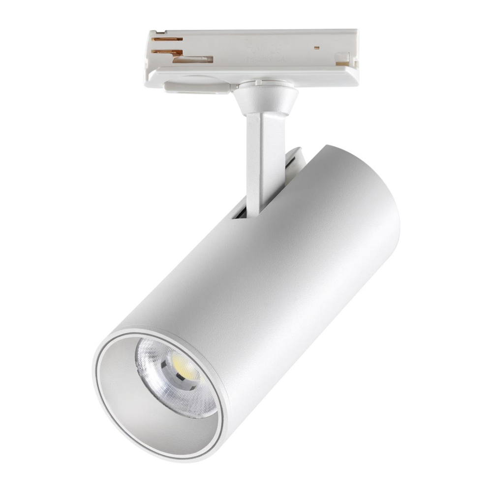 359160 PORT NT23 238 белый Светильник трековый однофазный трехжильный IP20 LED 24W 220V 4000К 2300Лм SELENE