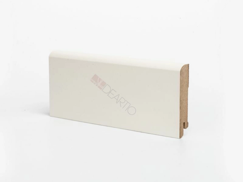 Плинтус МДФ Деартио U 102-80 RAL 9010 (крем.) 80х16х2050
