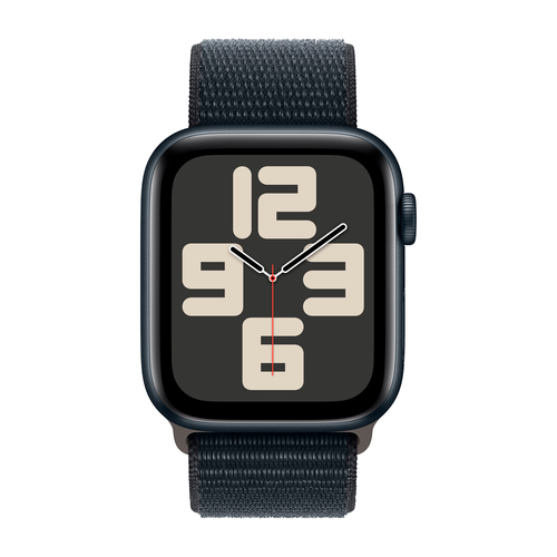 Умные часы Apple Watch SE 2 (2023) GPS, 44mm, Aluminium Case with Sport Loop, Midnight (Тёмная ночь)