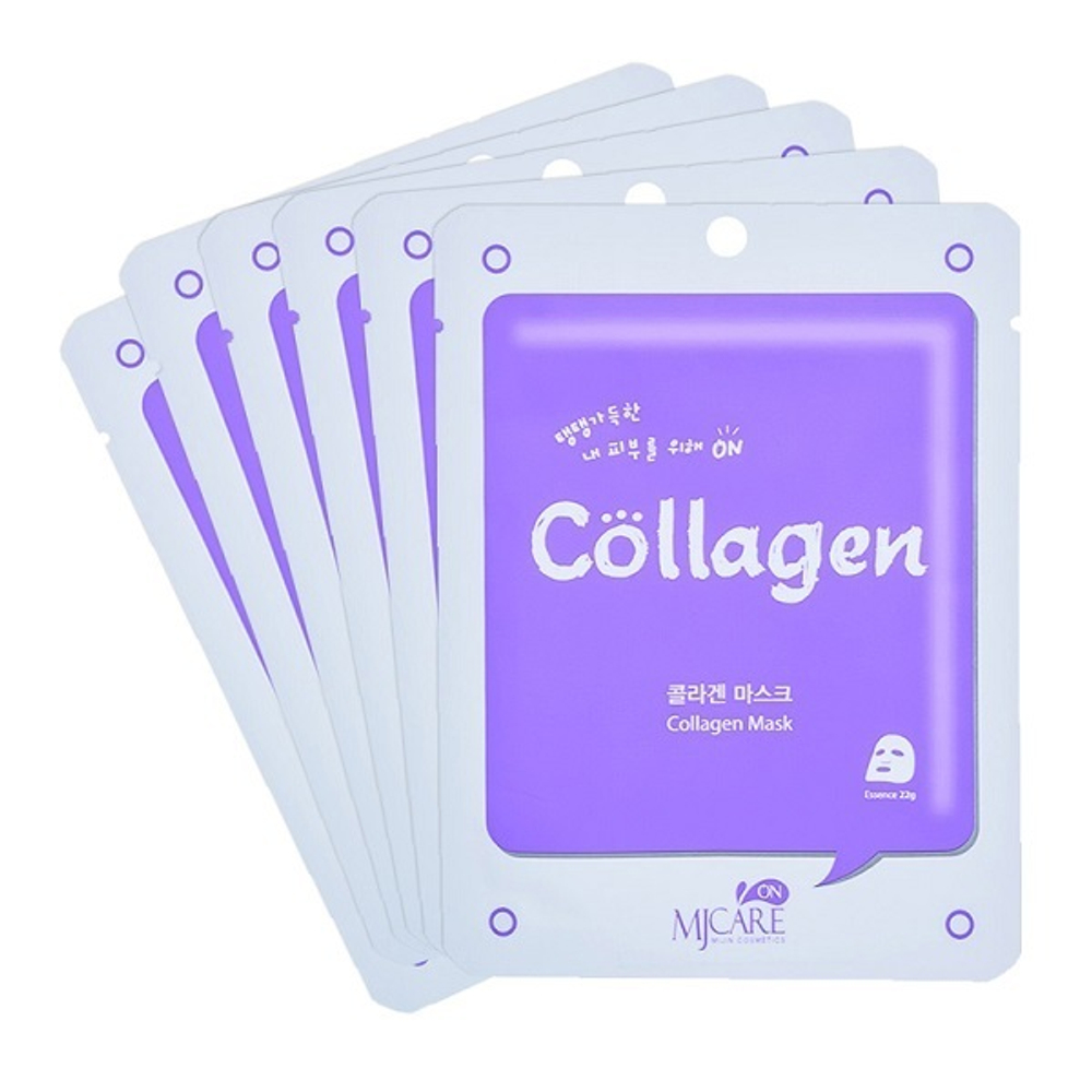 Маска тканевая для лица Mijin Care Mask коллаген, 22 гр.