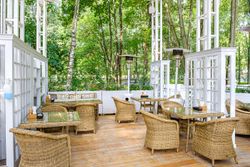 "Равенна" плетеное кресло из искусственного ротанга, цвет соломенный