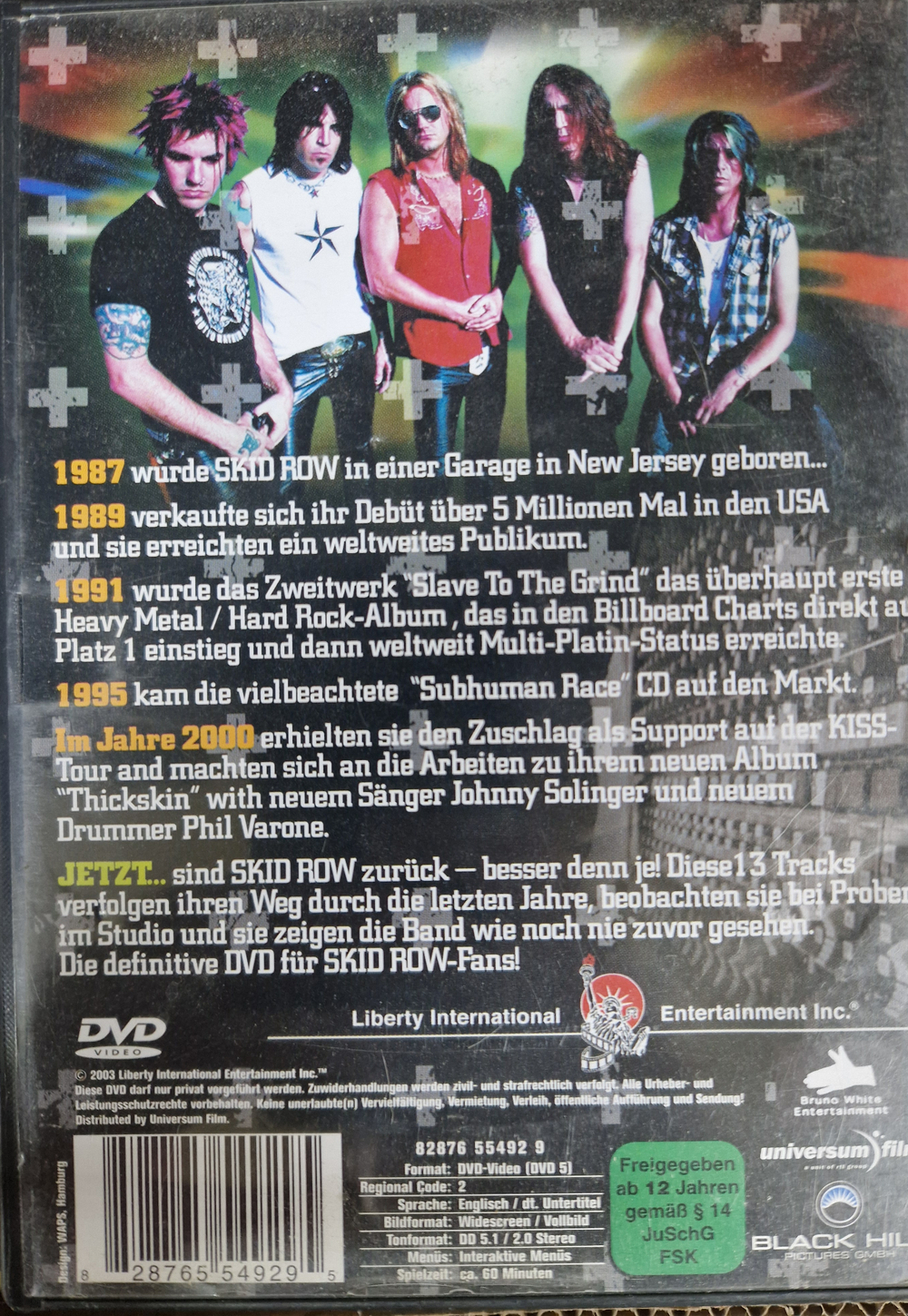 DVD: Skid Row — «Under The Skin - "The Making Of Thickskin"» (2003)