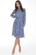 Платье Очарование шифона (блу) Diolche