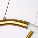 637063 Люстра CORINTO 30W LED 2680LM ЗОЛОТО 3000K IP20