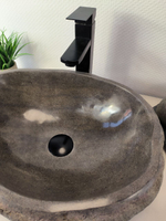 Раковина из речного камня RS-65977 47х38х15 из натурального камня