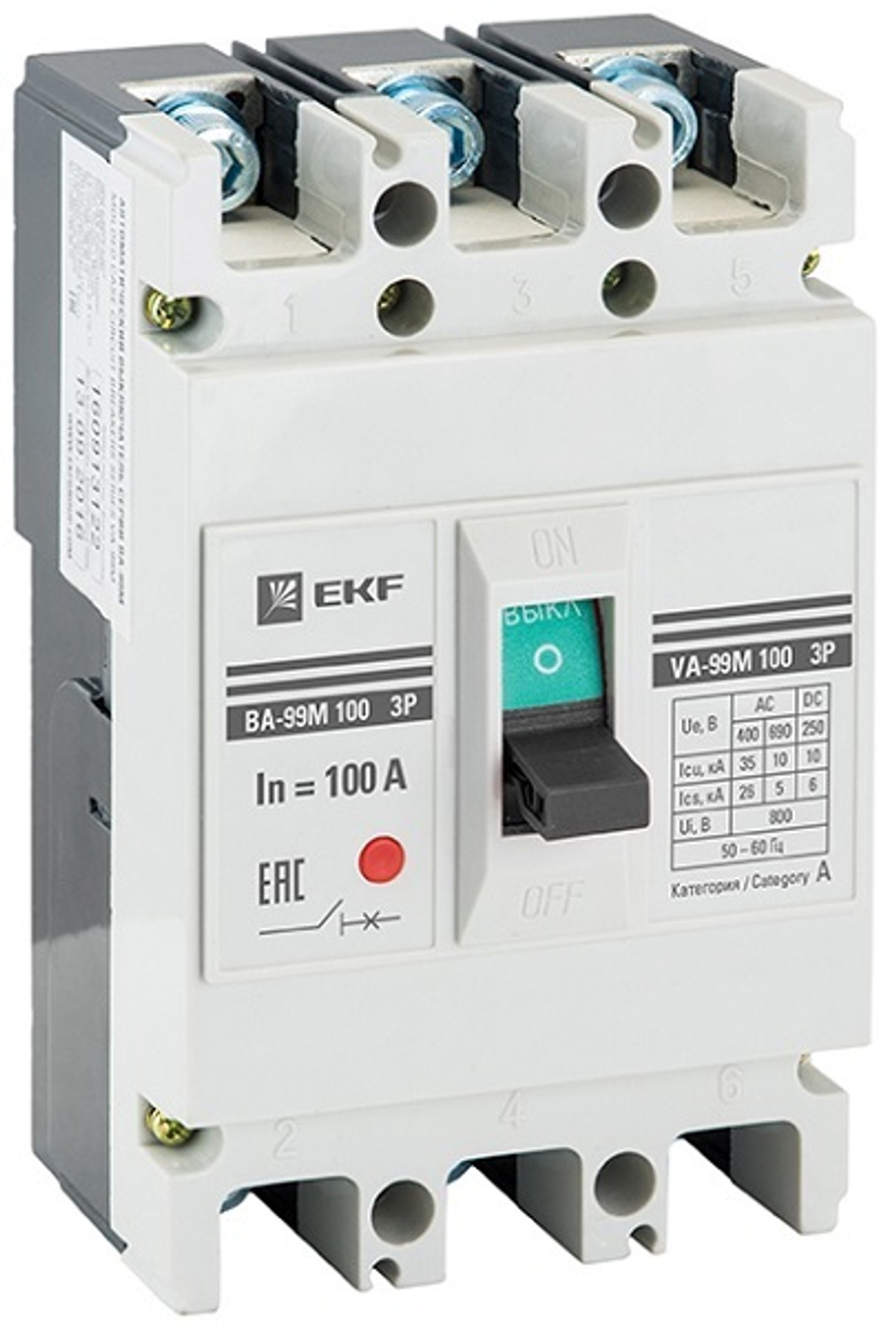 Автоматический выключатель  EKF mccb99-100-63m