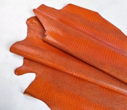 Crocco Bagon Orange (0,8-1,0 мм), цв. Оранжевый, натуральная кожа