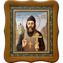 Василий Сокольский, священномученик пресвитер. Икона на холсте.