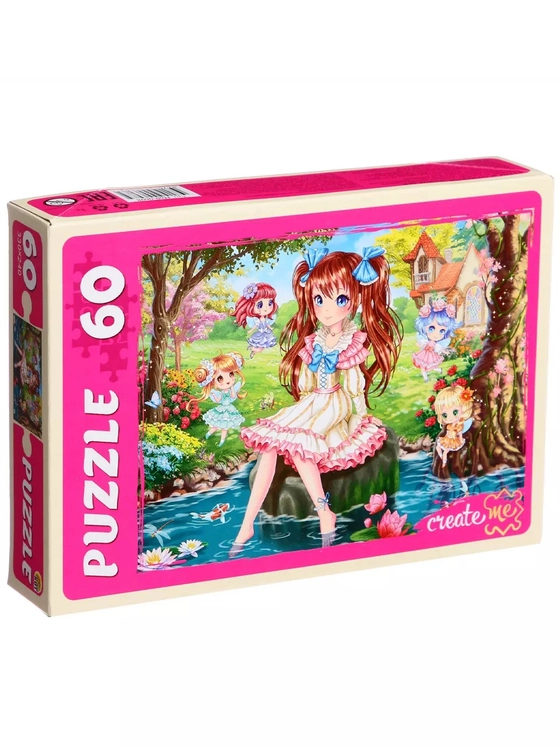 Пазл для детей 3 4 5 6 лет Лесные феи 60 элементов