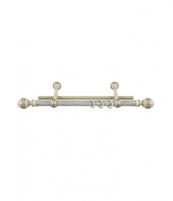 Карниз круглый Legrand Валанс 2-х  рядный 2000 мм