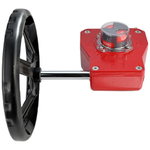 Quarter-turn gearbox Elephant HGBF, body material - aluminium alloy