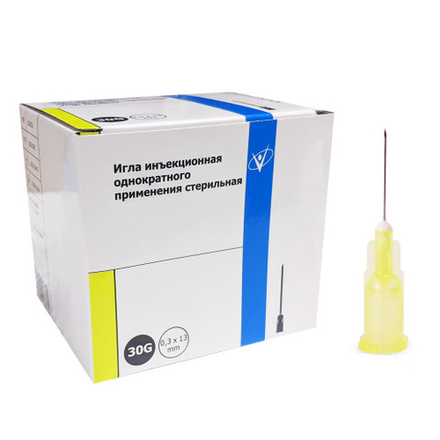 Игла инъекционная 30G (0,30х13мм)  , Vogt Medical  уп.100шт
