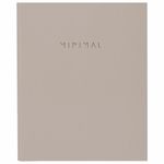 Тетрадь на кольцах А5 175х215 мм, 120 л., твердый картон, матовая ламинация, клетка, BRAUBERG "Minimal beige", 404997