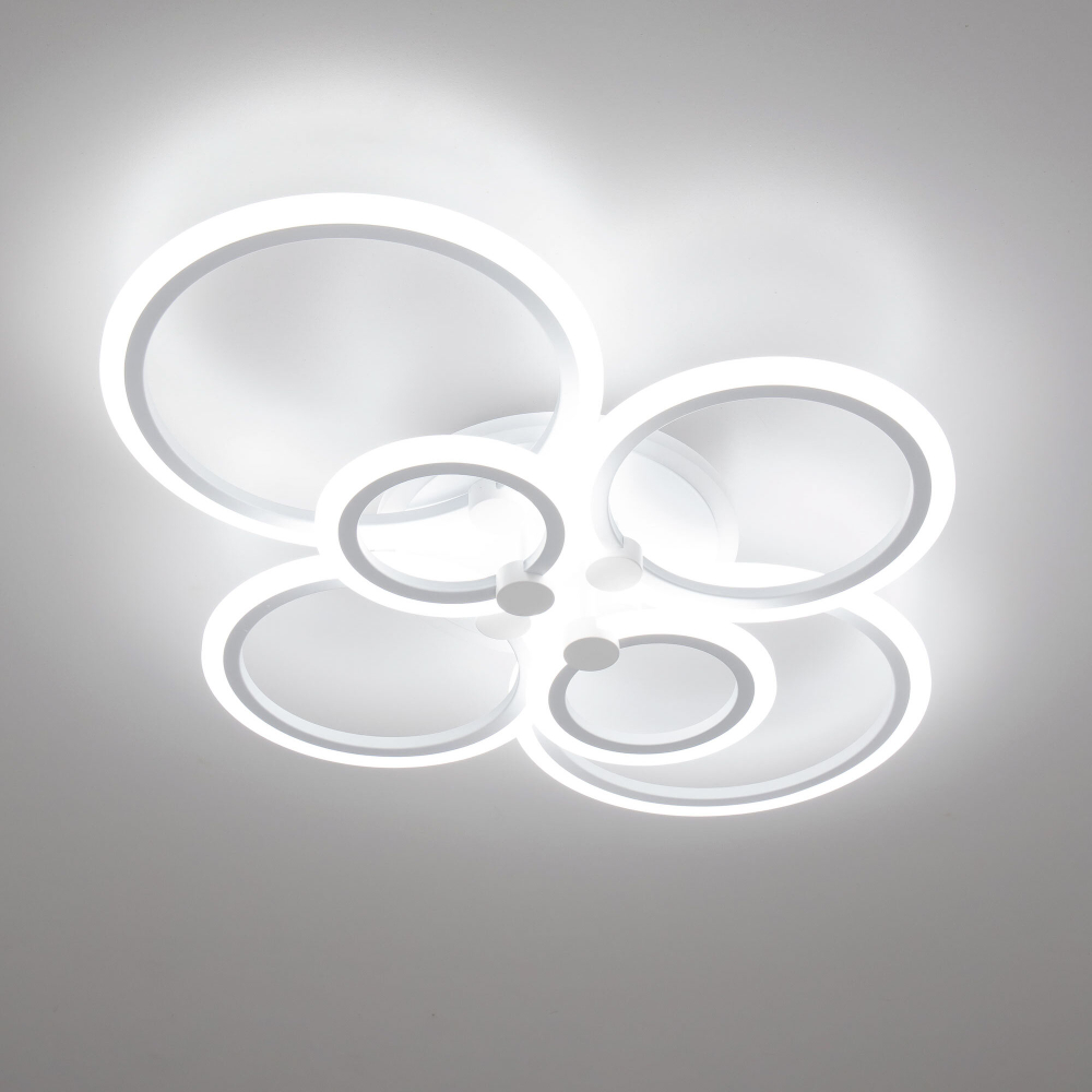 Citilux Сента CL237B160E RGB Люстра с пультом Белая