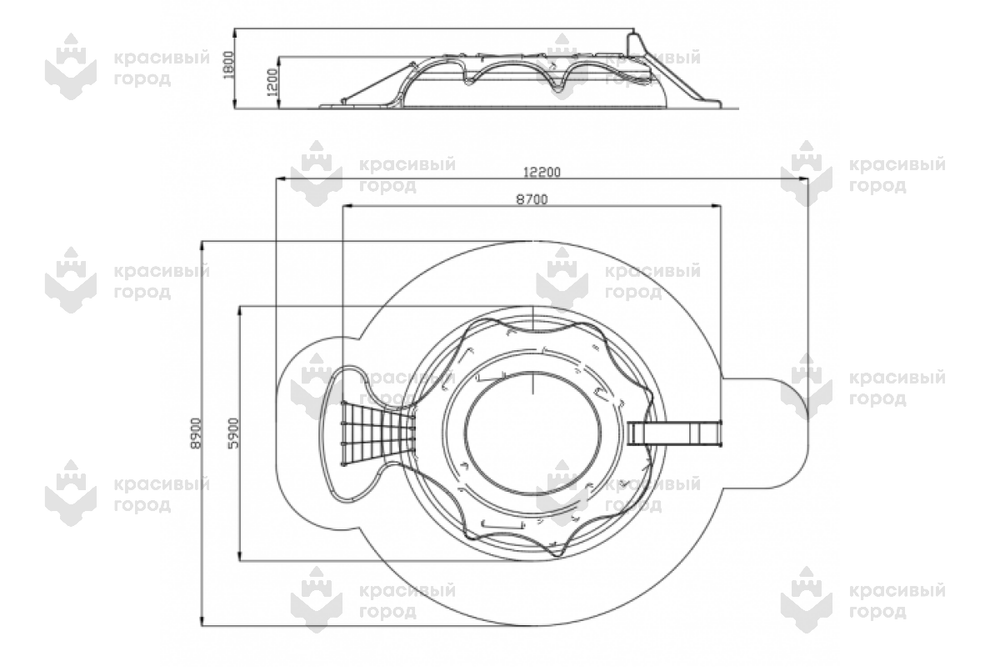 Игровое пространство Пончик