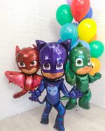 Шар-фигура ходячая, фольга, "Герои в масках" (AN), 57"/144 см х 50"/127 см