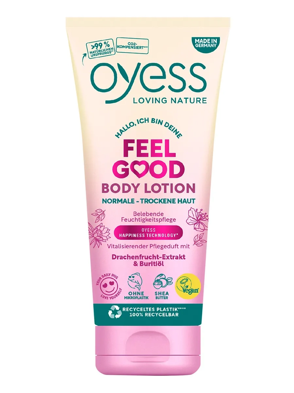 Лосьон для тела с фруктовым ароматом OYESS Feel Good Fruity 175 мл ГЕРМАНИЯ